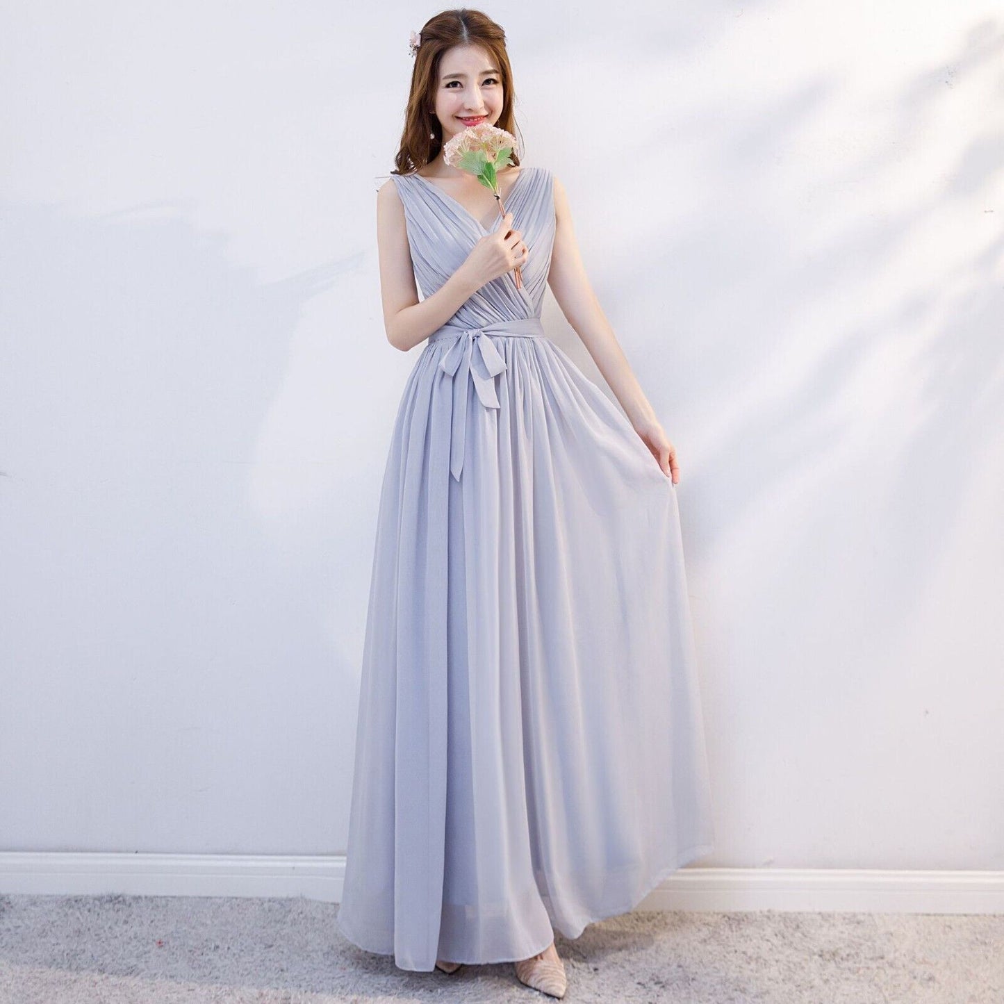 Women Fashion Evening Wedding Long Maxi Cocktail Prom Bridesmaid Ball Gown Dress