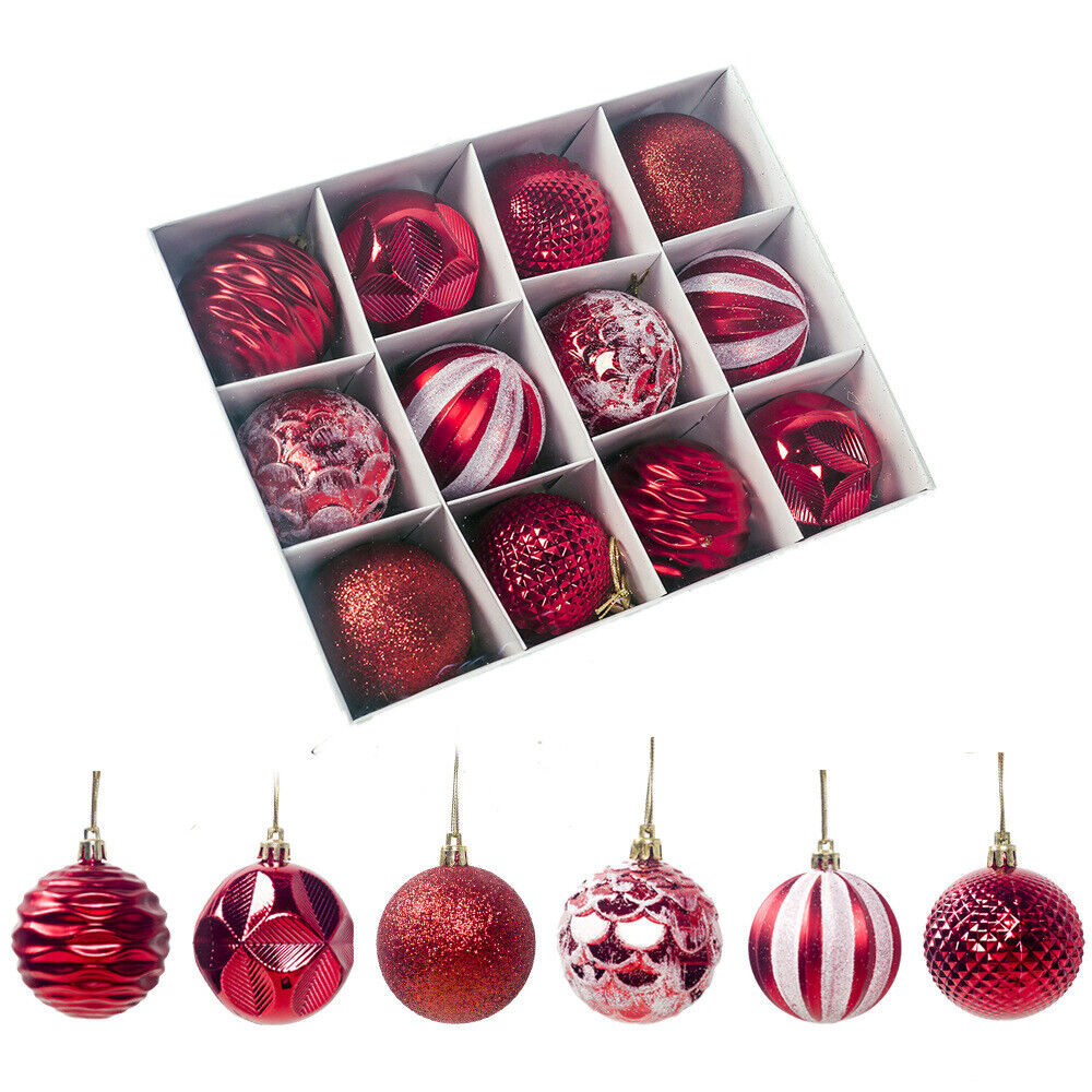 Christmas Tree Baubles Balls Fillable Xmas Tree Hanging Balls Party Gift Pack