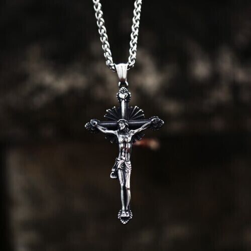 Unisex Mix Theme Fashion Retro Space Astronaut Pendant Titanium Stainless Steel Necklace