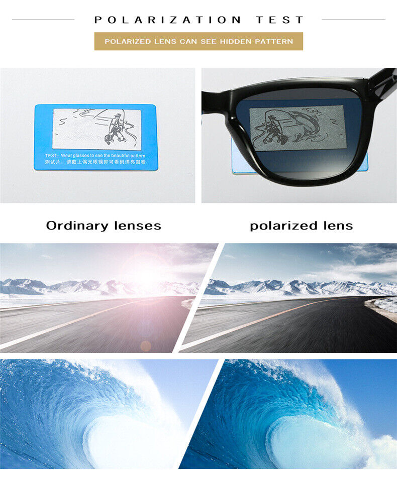 Driving Sport Cool Outdoor Unisex Anti UV400 Eyewear HD polarized sunglasses
