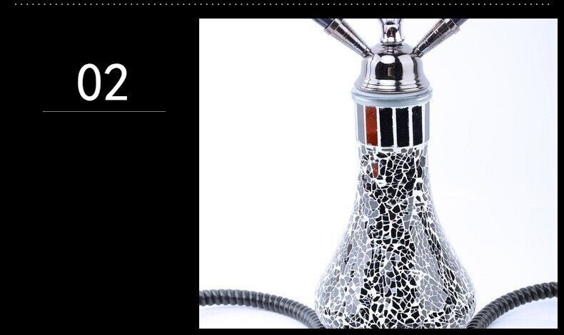 Traditional Collectible Gift Premium Glass Eagle Shisha Hookah Complete Set