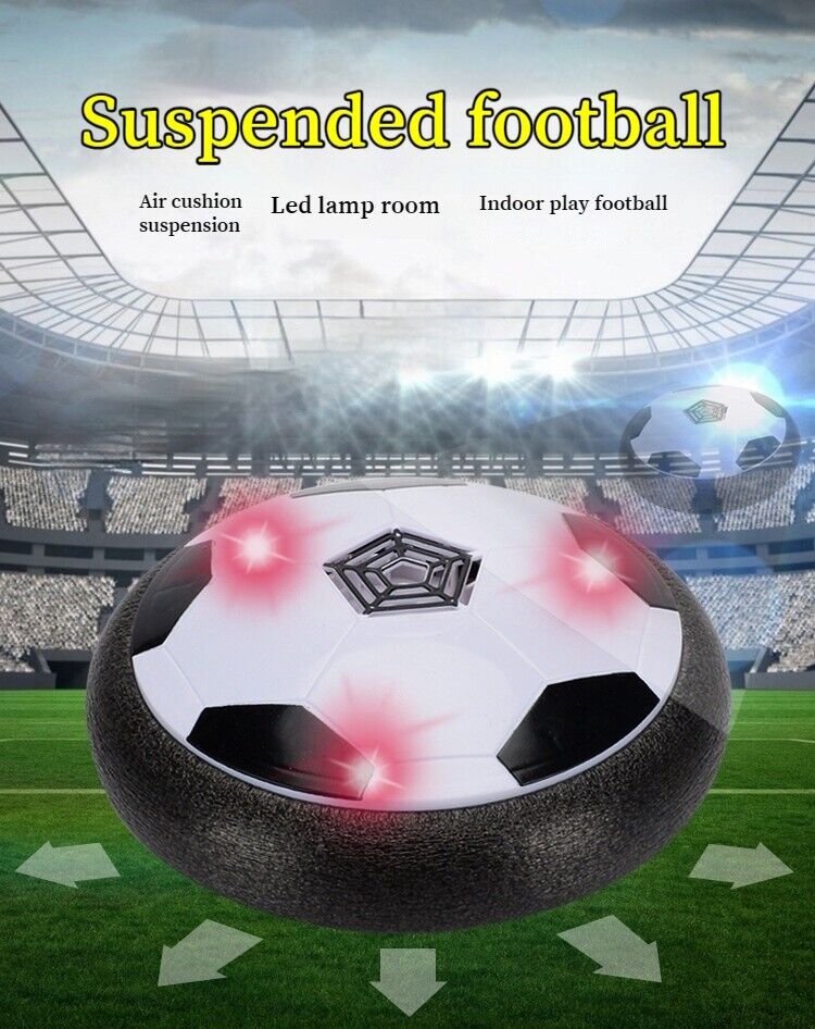 Children's Electric Toys Air Cushion Levitation Led Lights Soccer Ball Indoor