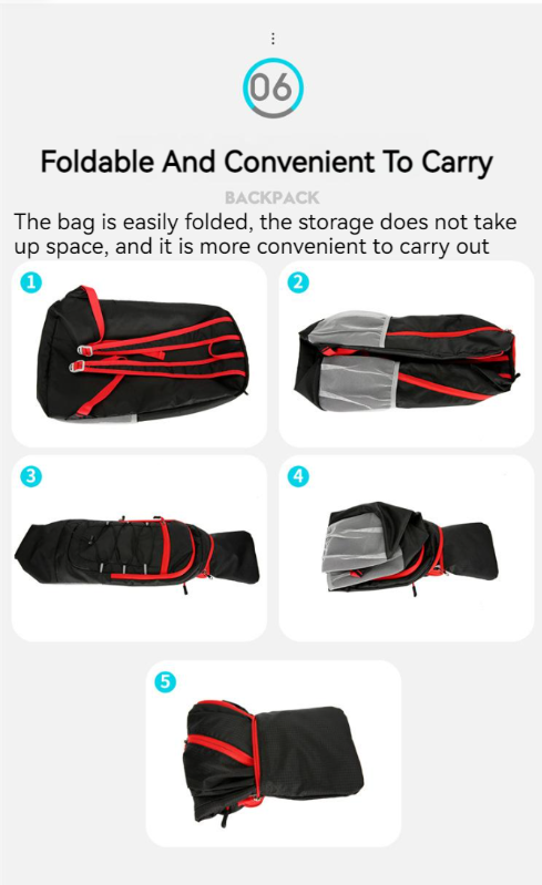 Outdoor Waterproof Light Leisure Folding Mountaineering Hiking Bike Shoulder Bag