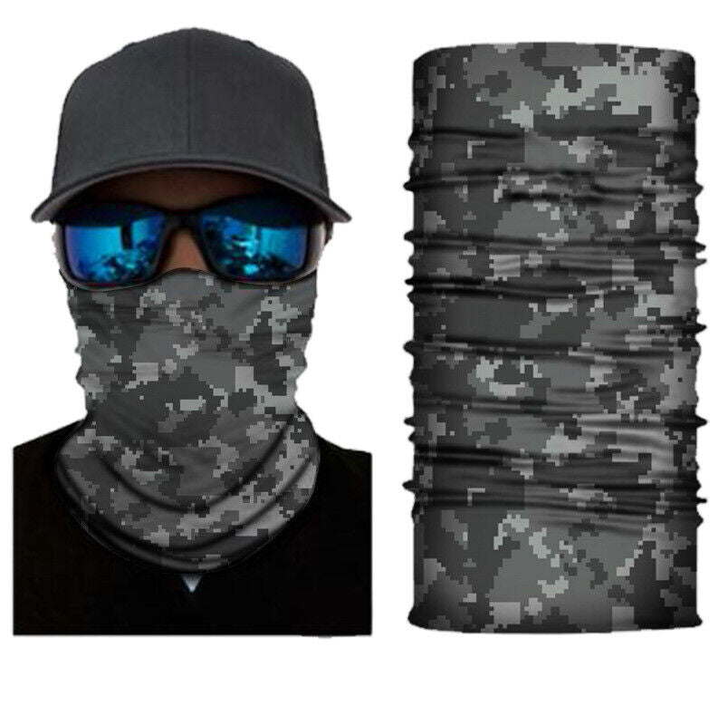 Motorcycle Biker Cycling Neck Gaiters Tube Snood Fabric Sunscreen Masks Bandana