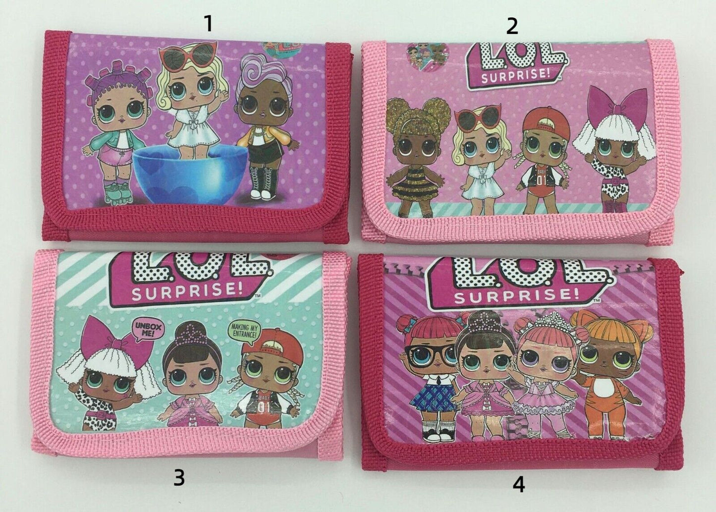 New Kids Children Carton Three Fold Purse Wallets Boys Girls Gift Idea Purse
