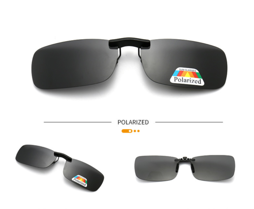 NEW 1pcs Polarized UV400 Sunglasses Clip On Driving Glasses Night Vision Len