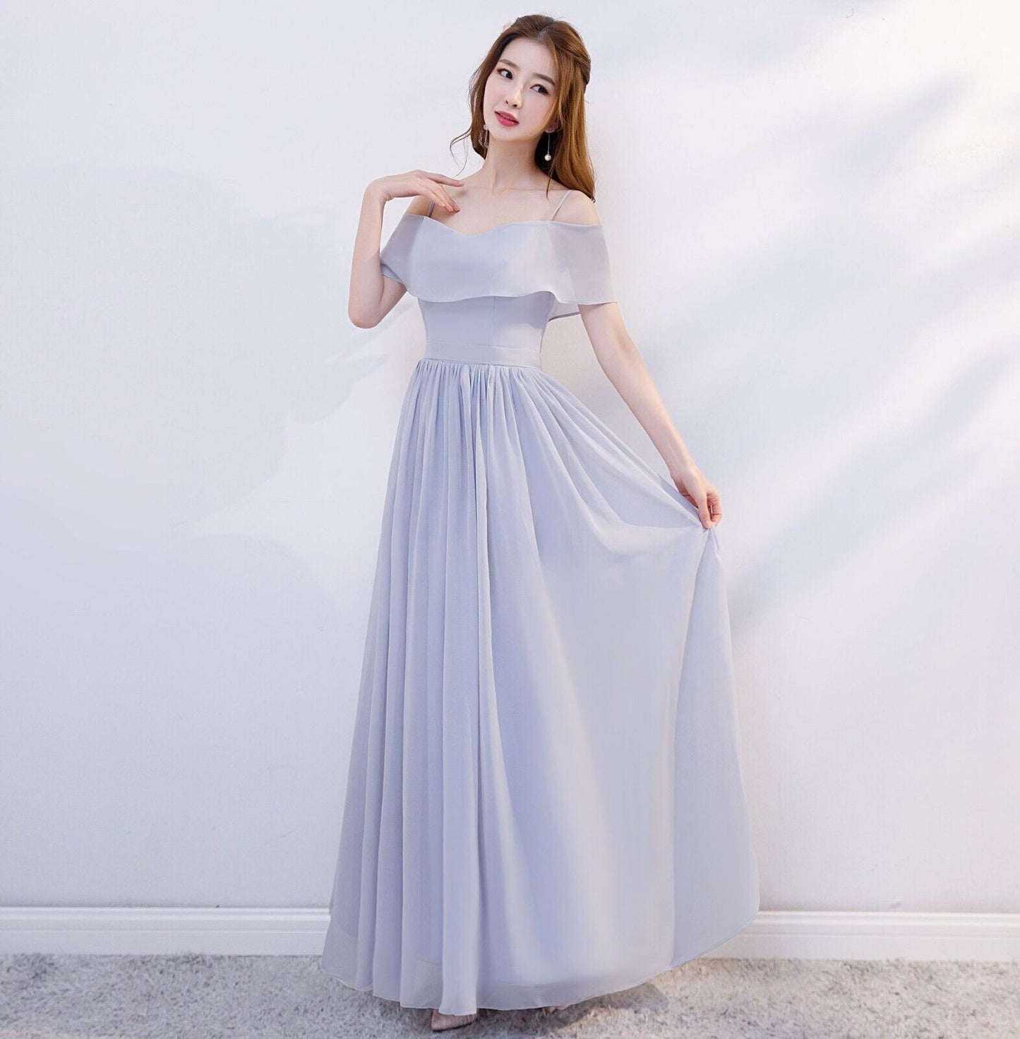 Women Fashion Evening Wedding Long Maxi Cocktail Prom Bridesmaid Ball Gown Dress