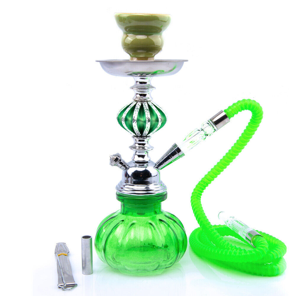 Handmade Traditional Style Gift 28cm Shisha Single Hose Hookah Set Small Size