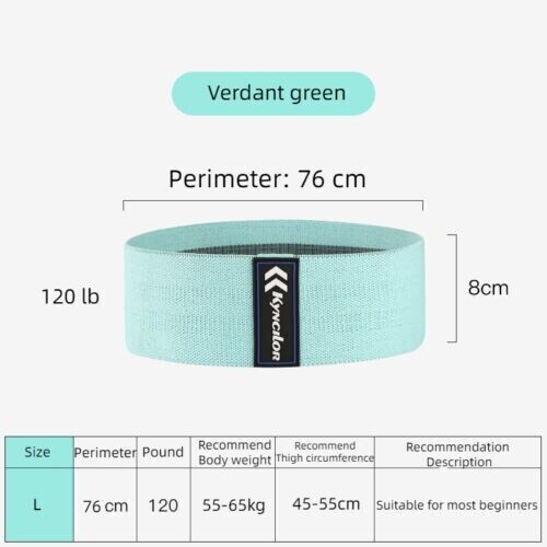 Women's Fitness Yoga Squat Sports Bandage Hip Training Aid Nonslip Elastic Band