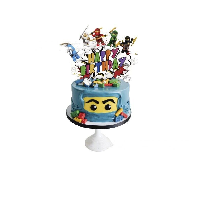 Mixed Theme Children's Birthday Alphabet Pull Flag Cake Balloons Multiple