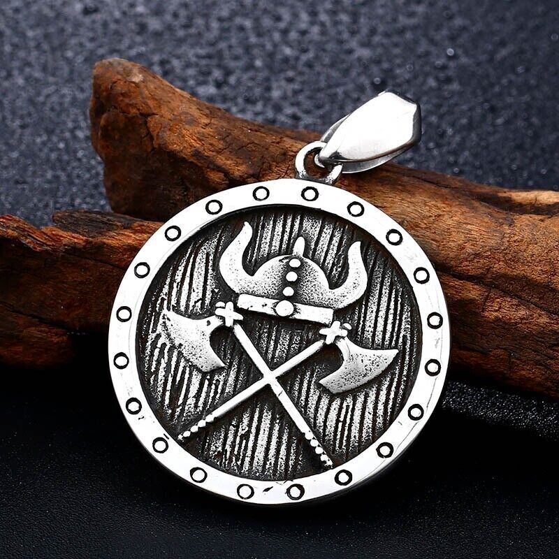 Mix Theme Fashion Vintage Viking Titanium Stainless Steel Retro Pendant