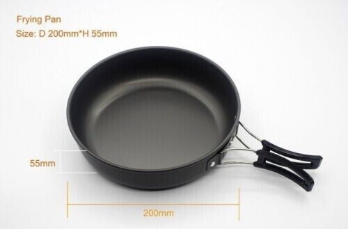 Portable Picnic Camping Cookware 18 Pcs Set 4-5 Person Pots and Pans Picnic Set