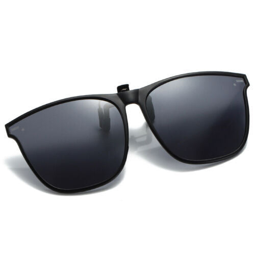 2023 Fashion Unisex Clip On Sunglasses Polarized Large Frame Short-sighted