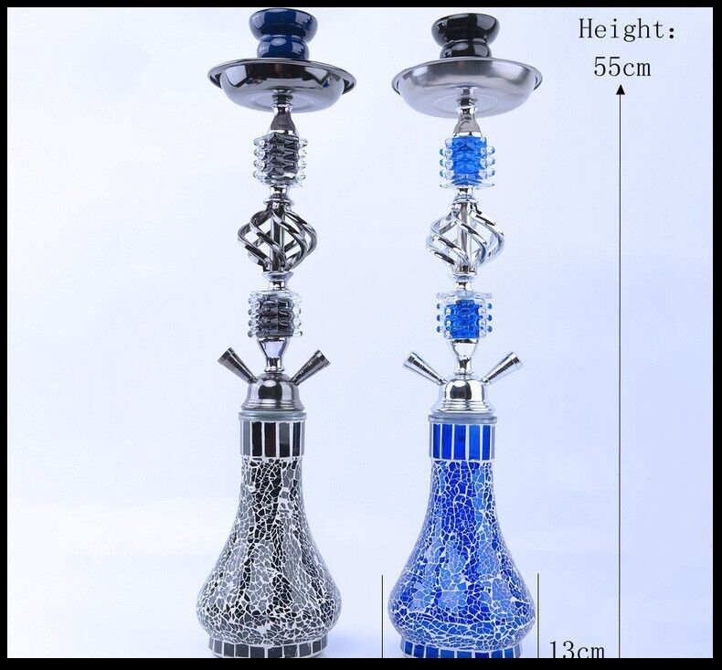 Traditional Collectible Gift Premium Glass Eagle Shisha Hookah Complete Set