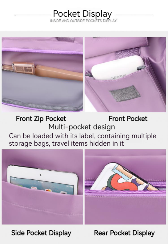 Portable Large Capacity Waterproof Dry Wet Separation Travel Sports Storage Bag