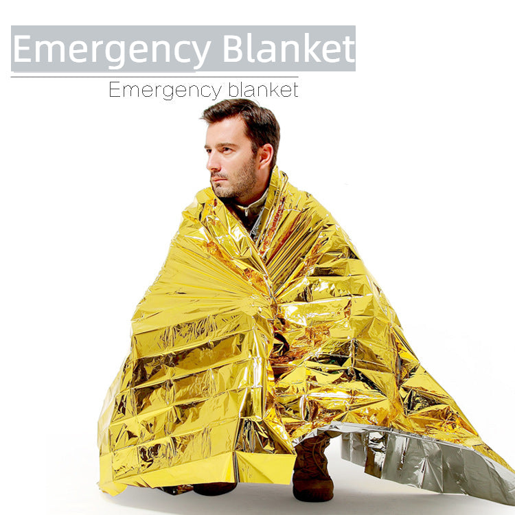 Camping First Aid Wilderness Warm Survival Insulation Rescue Emergency Blanket