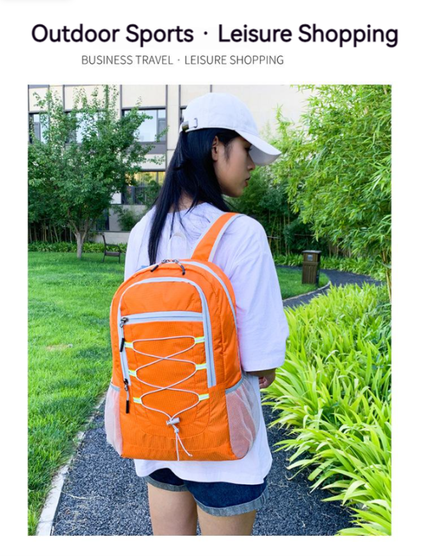 Outdoor Waterproof Light Leisure Folding Mountaineering Hiking Bike Shoulder Bag