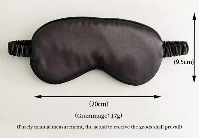 Elastic Band Simulation Silk Wrap Eye Mask Sleep Blackout Air Travel Nap Leisure