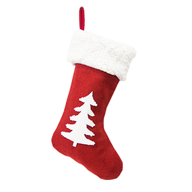 Christmas Stocking Santa Claus Present Bag Home Party Festivals Ornament Gifts
