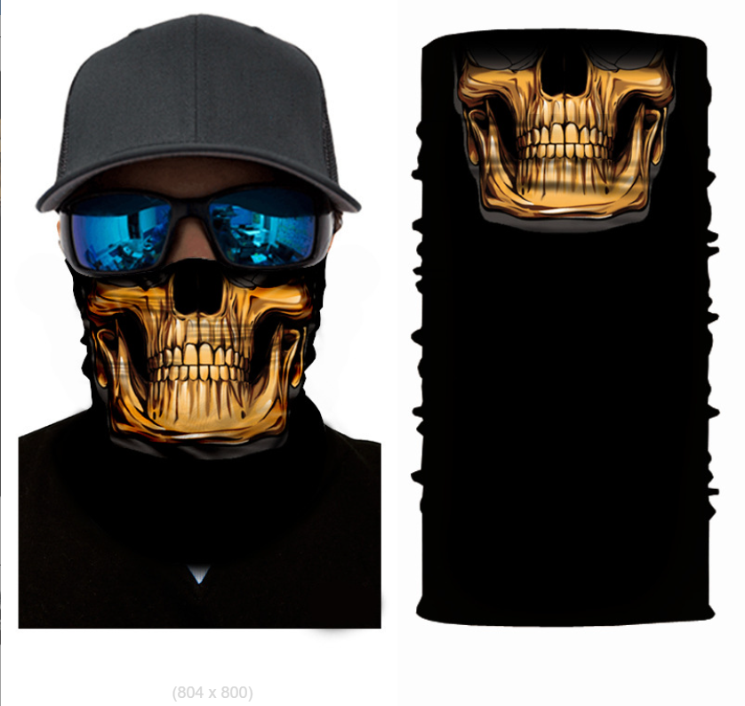 Cycling Camouflage Neck Gaiters Bandanas Fabric Motorcycle Face Masks Sunscreen