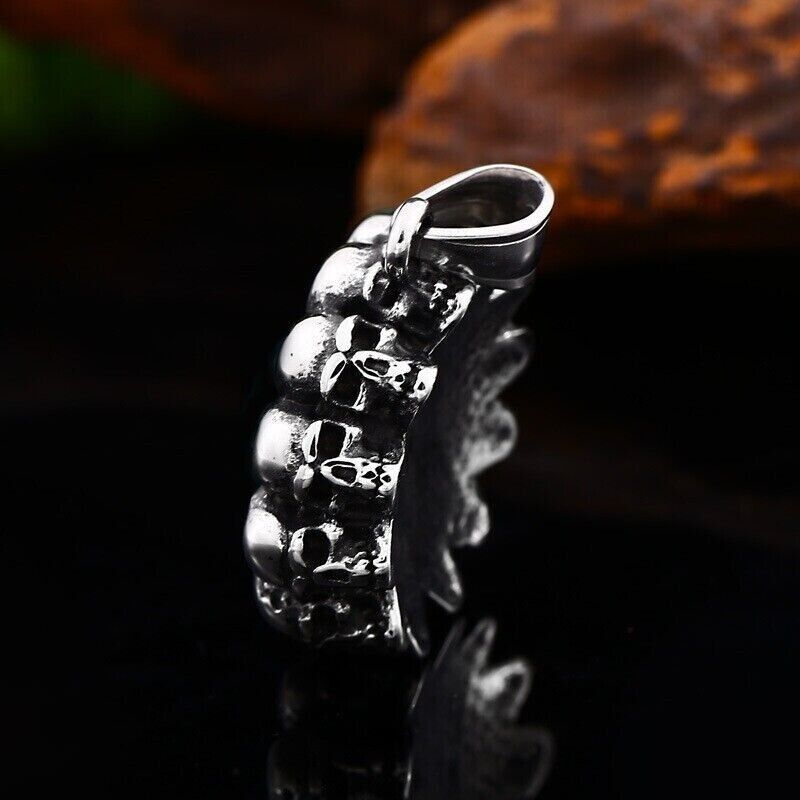 Unisex Mixed Theme Titanium Steel Vintage Art Punk Biker Retro Pendant Gift