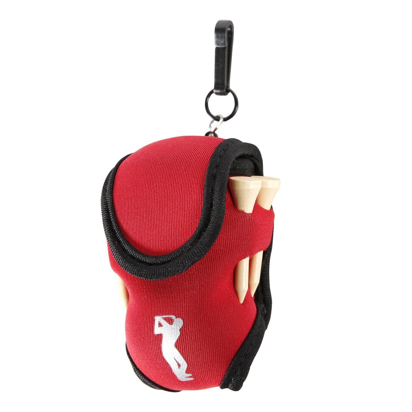 Golf Ball Bag Waist Hang Durable Golf Double Ball Holde For Golf Training Sports
