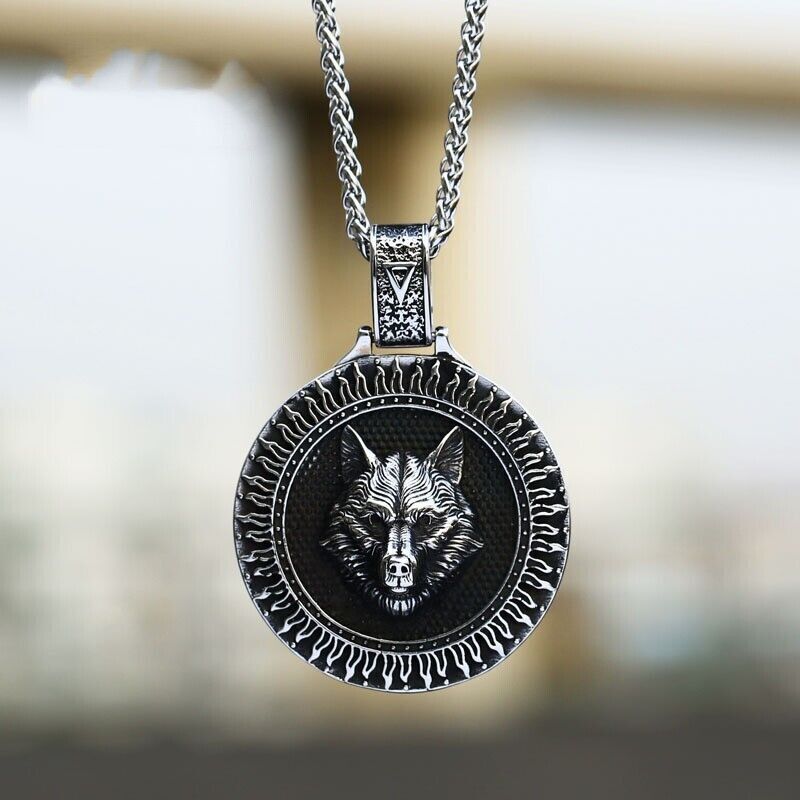 Mix Theme Fashion Vintage Viking Titanium Stainless Steel Retro Pendant