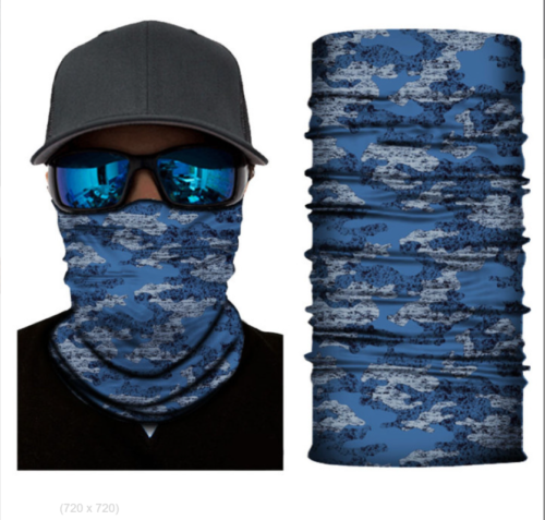 Cycling Camouflage Neck Gaiters Bandanas Fabric Motorcycle Face Masks Sunscreen