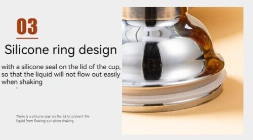 Cocktail Glass Shaker Cup Milk Tea Beer Lemon Hand Mixer Cup Coke Pot 400ML