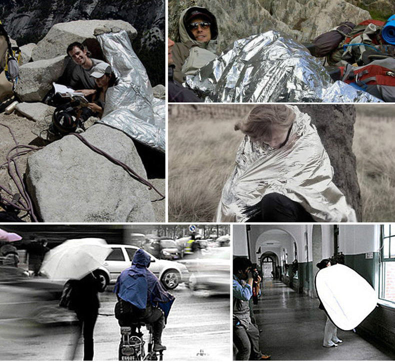 Camping First Aid Wilderness Warm Survival Insulation Rescue Emergency Blanket