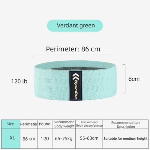 Women's Fitness Yoga Squat Sports Bandage Hip Training Aid Nonslip Elastic Band