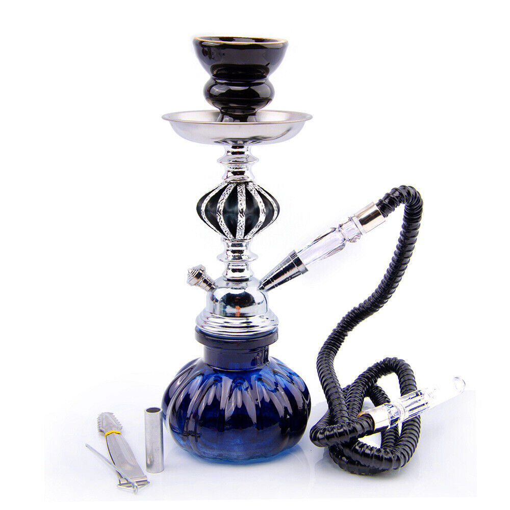 Handmade Traditional Style Gift 28cm Shisha Single Hose Hookah Set Small Size