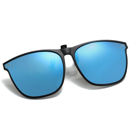 2023 Fashion Unisex Clip On Sunglasses Polarized Large Frame Short-sighted
