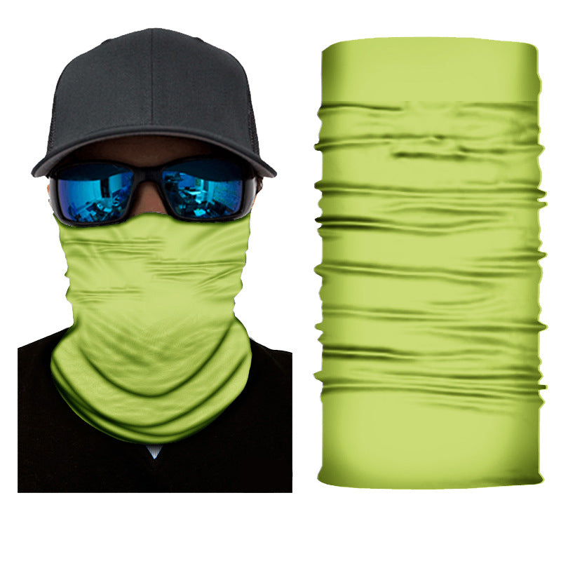 Pure Colour Gradient Series Sunscreen Cycling Neckerchief Bandanas Fabric Mask
