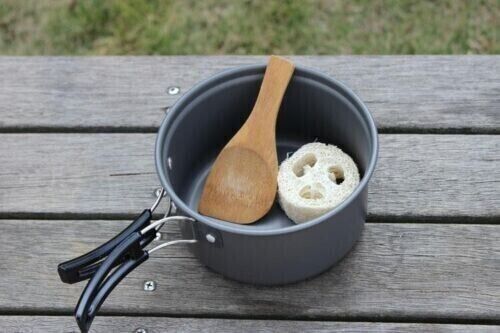 Portable Picnic Camping Cookware 18 Pcs Set 4-5 Person Pots and Pans Picnic Set