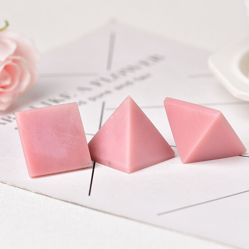 Small Size Natural Stone Crystal Pyramid Energy Gemstone Tower Home Decor Gifts