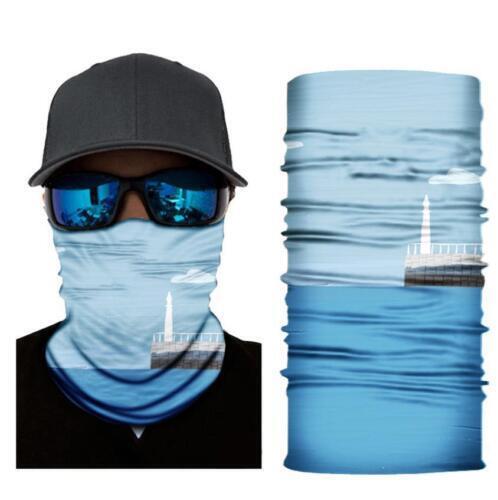 Cycling Camouflage Neck Gaiters Bandanas Fabric Motorcycle Face Masks Sunscreen