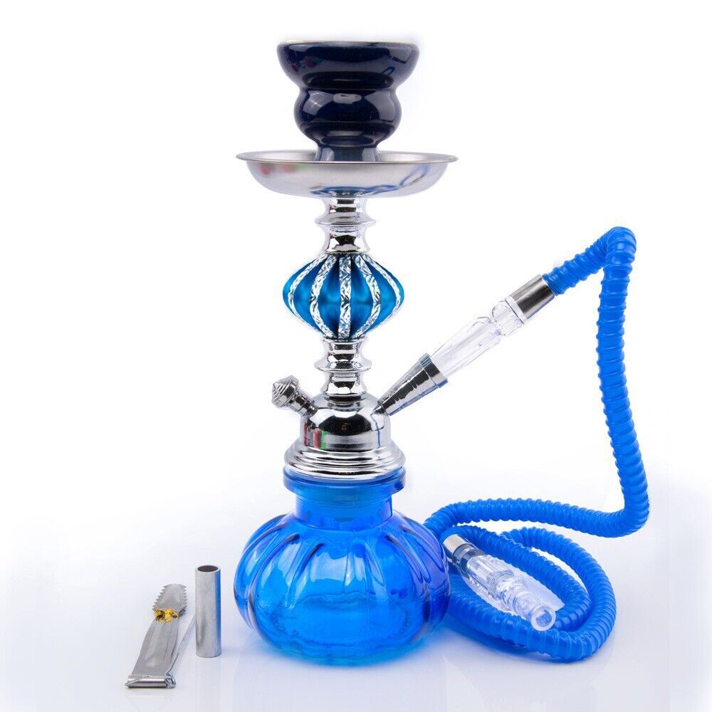Handmade Traditional Style Gift 28cm Shisha Single Hose Hookah Set Small Size