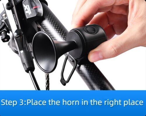 New Ride Equipped With EH-2 Electric Horn Mountain Bike Tram Scooter Bell