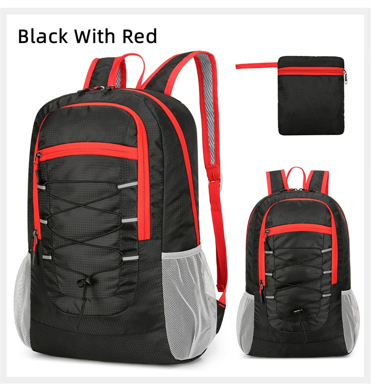 Outdoor Waterproof Light Leisure Folding Mountaineering Hiking Bike Shoulder Bag