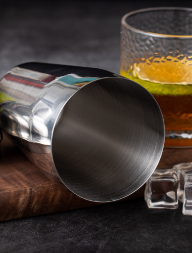 Mixer Cocktail Stainless Steel Three Stage Shaker Wine Coffee Milk Tea 550ML Cup