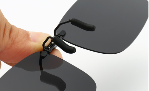 NEW 1pcs Polarized UV400 Sunglasses Clip On Driving Glasses Night Vision Len