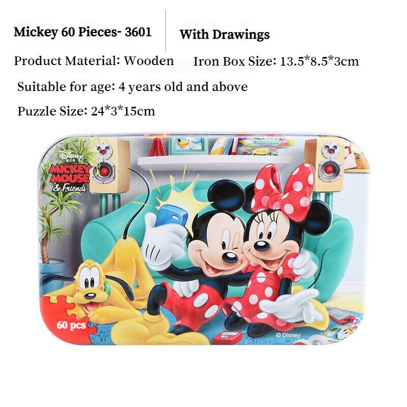 60 Pieces Jigsaw Puzzles Cartoon Frozen Puzzle Pieces Best Kids Gifts Toy