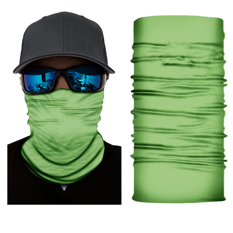 Pure Colour Gradient Series Sunscreen Cycling Neckerchief Bandanas Fabric Mask