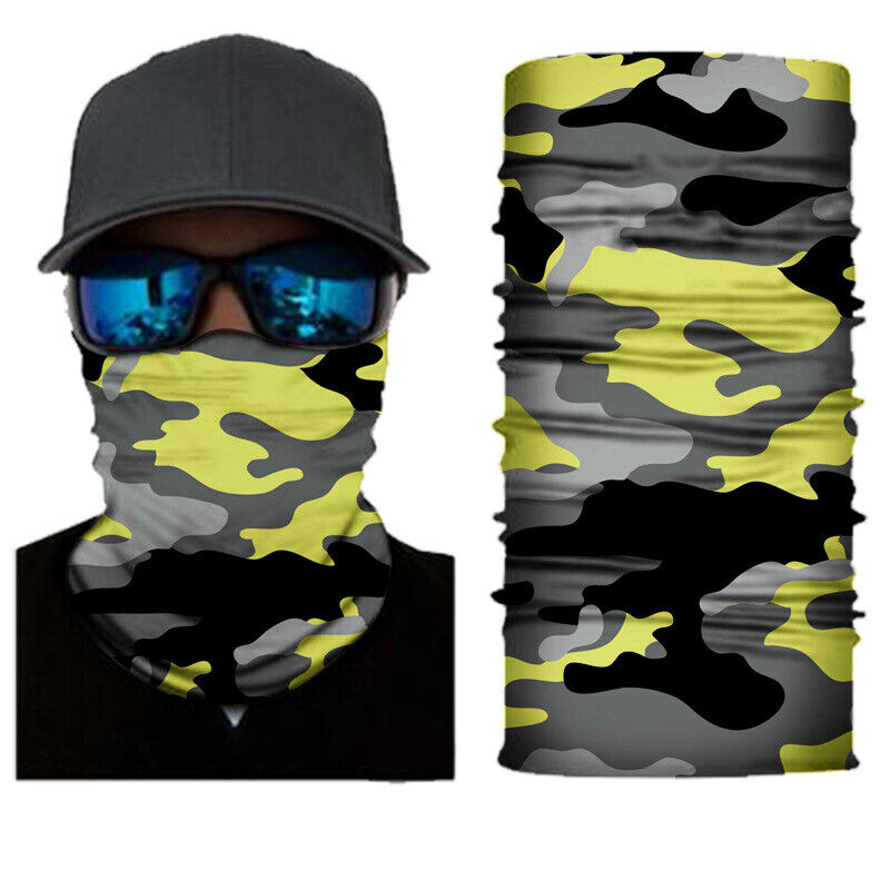 Motorcycle Biker Cycling Neck Gaiters Tube Snood Fabric Sunscreen Masks Bandana