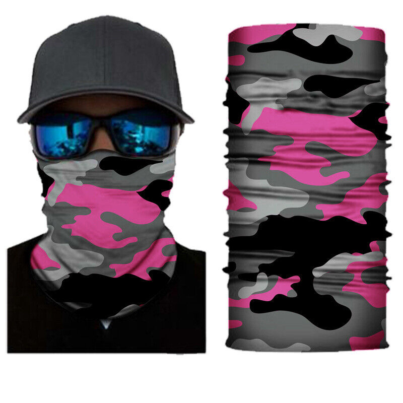 Motorcycle Biker Cycling Neck Gaiters Tube Snood Fabric Sunscreen Masks Bandana