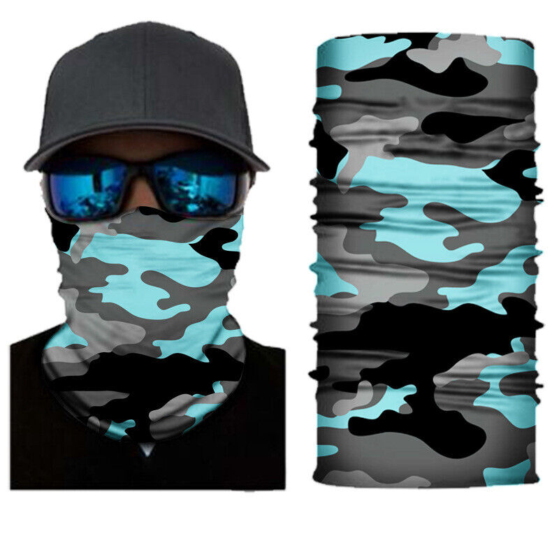 Motorcycle Biker Cycling Neck Gaiters Tube Snood Fabric Sunscreen Masks Bandana