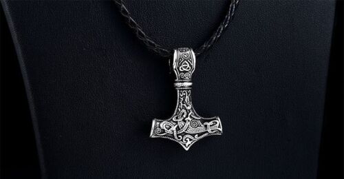 Retro Mix Theme Pendant Punk Vintage Angel Wing Pendant Biker Gift Necklace