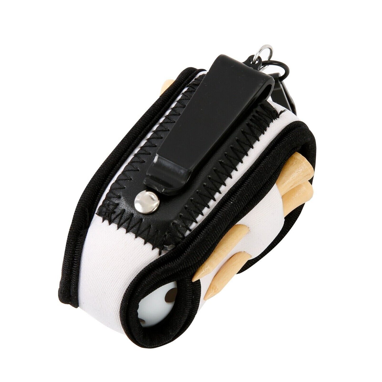 Golf Ball Bag Waist Hang Durable Golf Double Ball Holde For Golf Training Sports