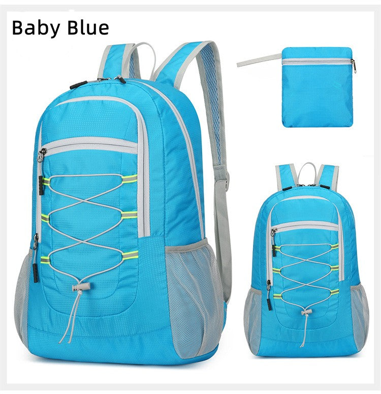 Outdoor Waterproof Light Leisure Folding Mountaineering Hiking Bike Shoulder Bag